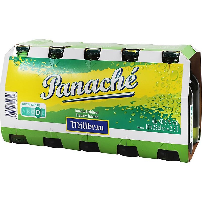 Svetlo pivo Millbrau Panaché 10x 0,25 l - Akcija v trgovini E.Leclerc