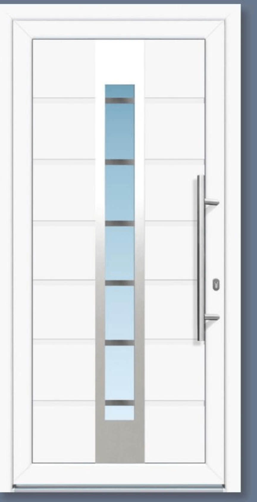 PVC vhodna vrata 'London KT48' š 100 x v 210 cm - Akcija v trgovini Bauhaus