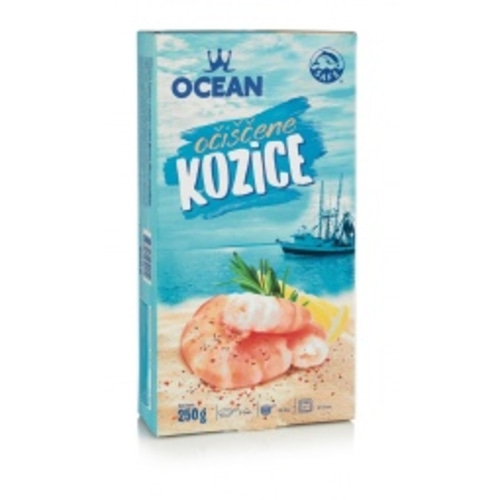 Kuhane oluščene kozice 125 g Pêche Océan - Akcija v trgovini E.Leclerc
