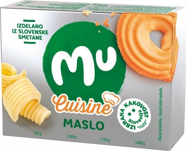 Surovo maslo MU IK 250 g Akcija u trgovini Tuš
