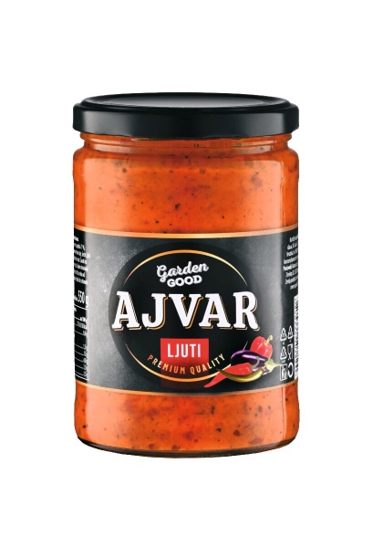Ajvar domači nepekoči premium 550 g Garden good Mercator - Akcija v trgovini Mercator