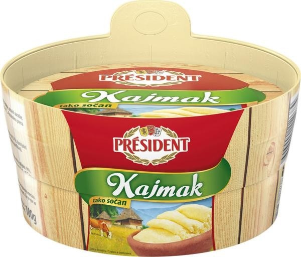 Mladi kajmak President 100 g - Akcija v trgovini Mercator