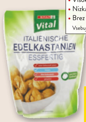 Kostanj 1 kg - Akcija v trgovini Spar