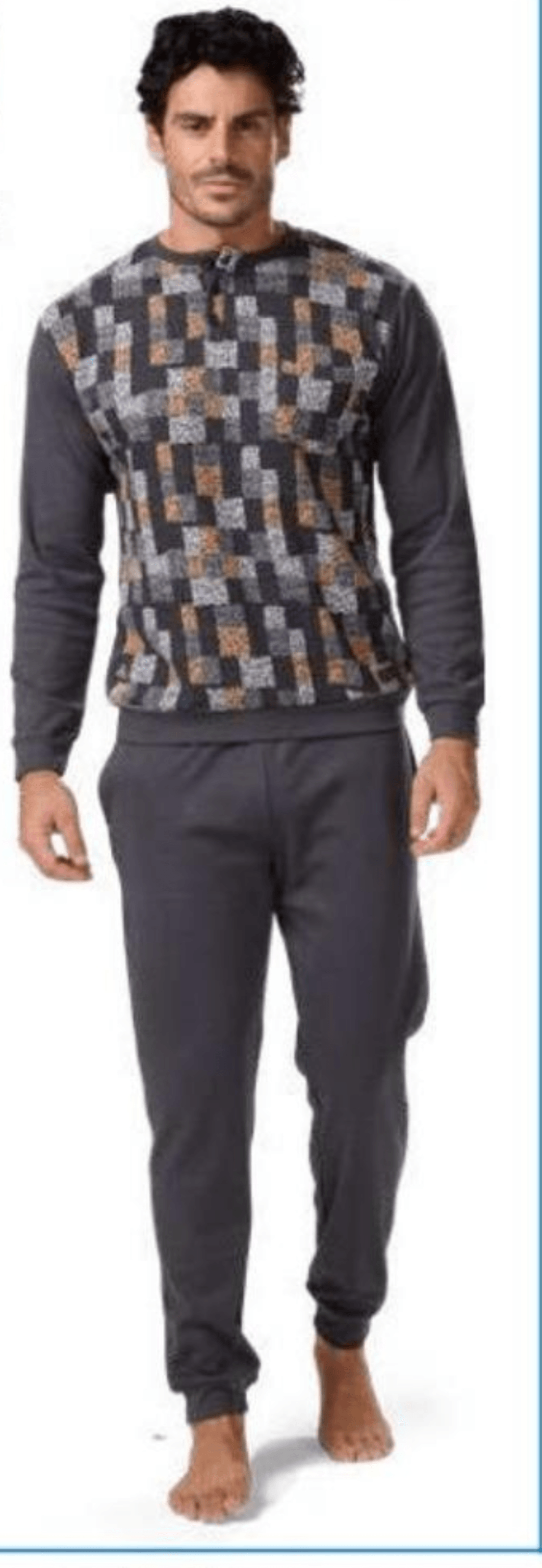 Moška pižama iz žakarda Alv by Alviero Martini - Akcija v trgovini Eurospin