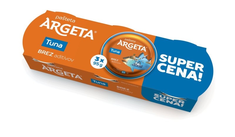 Paštete in namazi Argeta 95 g, 3 x 95 g ali 4 x 95 g - Akcija v trgovini Mercator