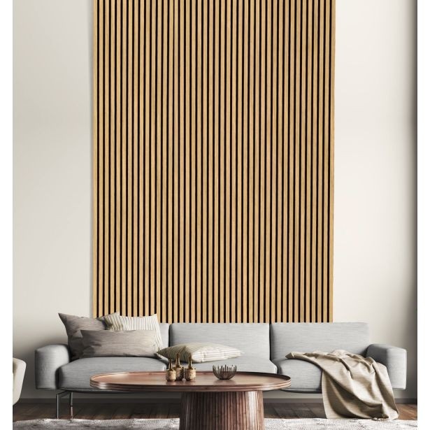 Akustični panel FN Acustico hrast 2.400/57/19 mm Akcija v trgovini Merkur
