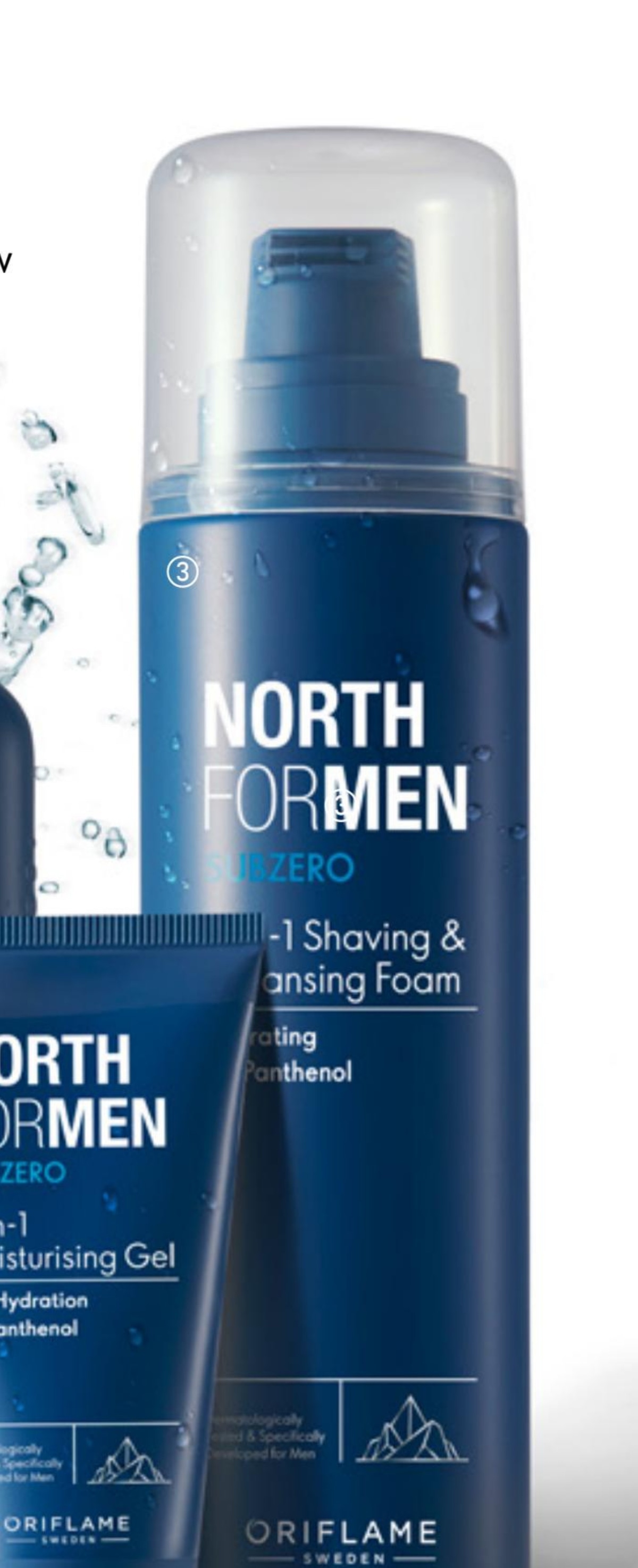 North For Men Subzero 2-v-1 pena za britje in čiščenje 200 ml Oriflame - Akcija v trgovini Oriflame