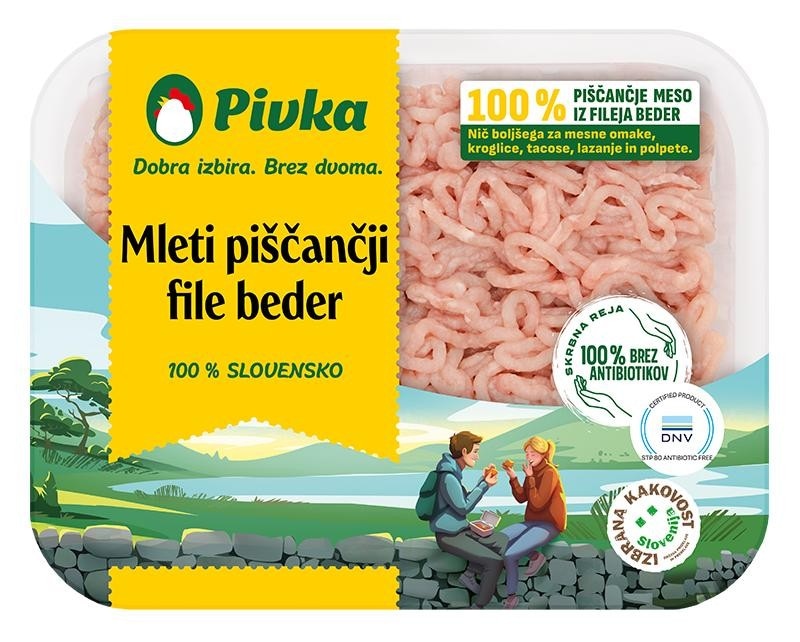 Okus podeželja začinjeno mleto piščančje meso 400 g Pivka Akcija v trgovini Hofer