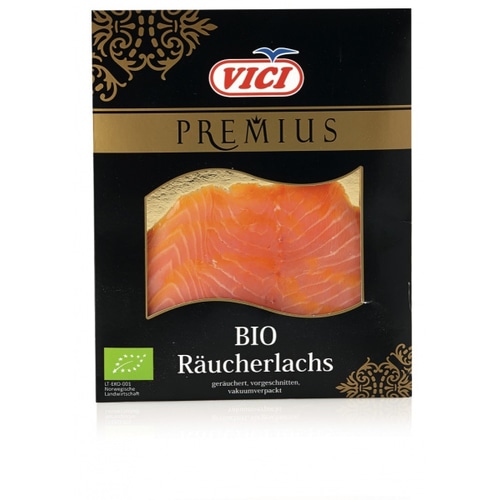 Dimljen losos VICI 100 g - Akcija v trgovini Mercator