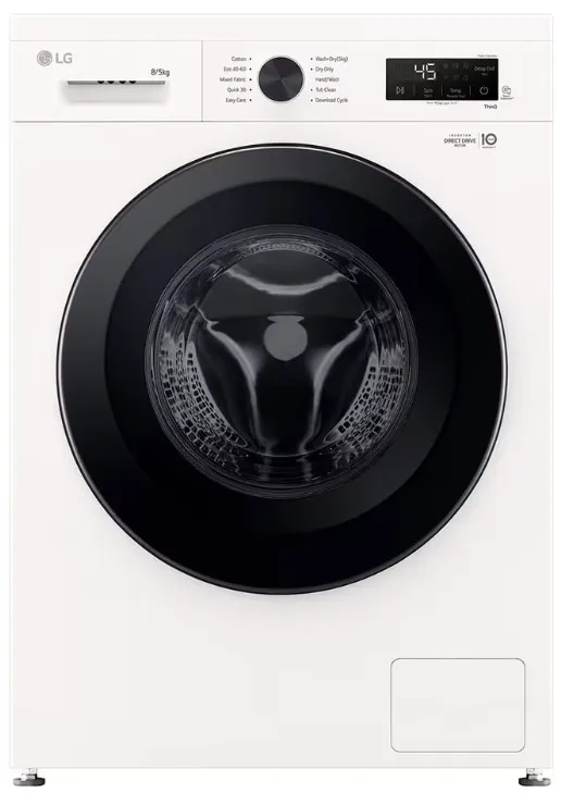 Pralno-sušilni stroj LG W4X1085NWK 8 kg pranja / 5 kg sušenja - Akcija v trgovini Merkur