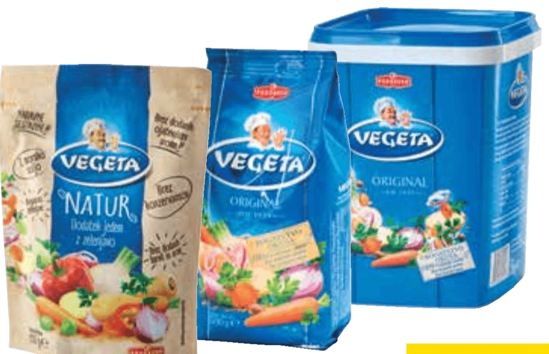 Vegeta Podravka od 75 g do 2 kg - Akcija v trgovini Tuš