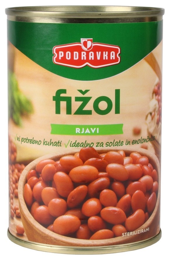 Fižol Podravka 400 g - Akcija v trgovini Mercator