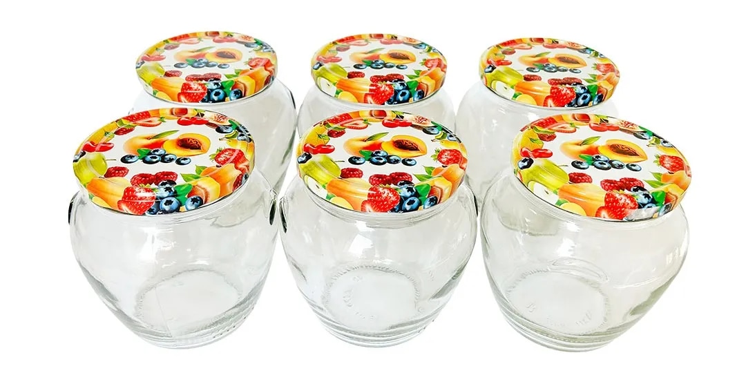 Kozarci za vlaganje Amfora 580 ml, 6/1 - Akcija v trgovini Mercator