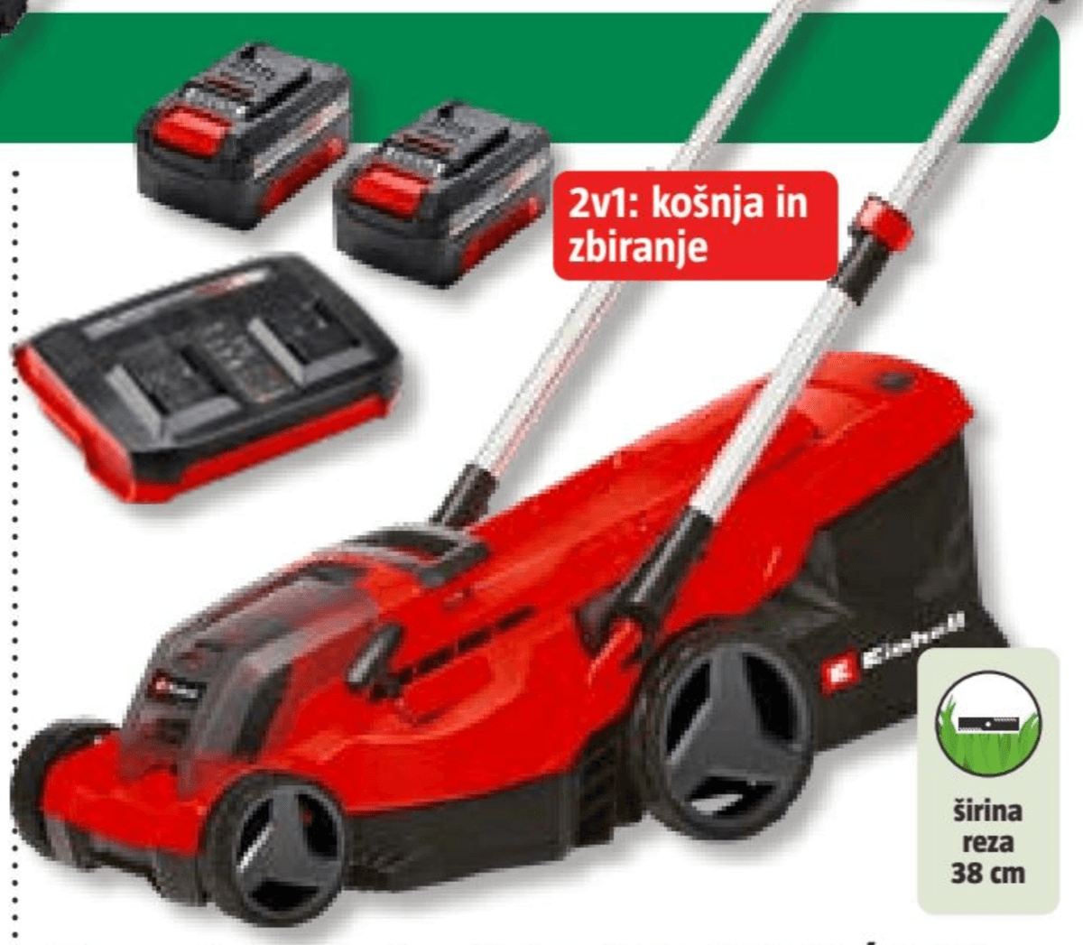 Akumulatorska kosilnica 'GP-CM 36/450' Einhell - Akcija v trgovini Bauhaus