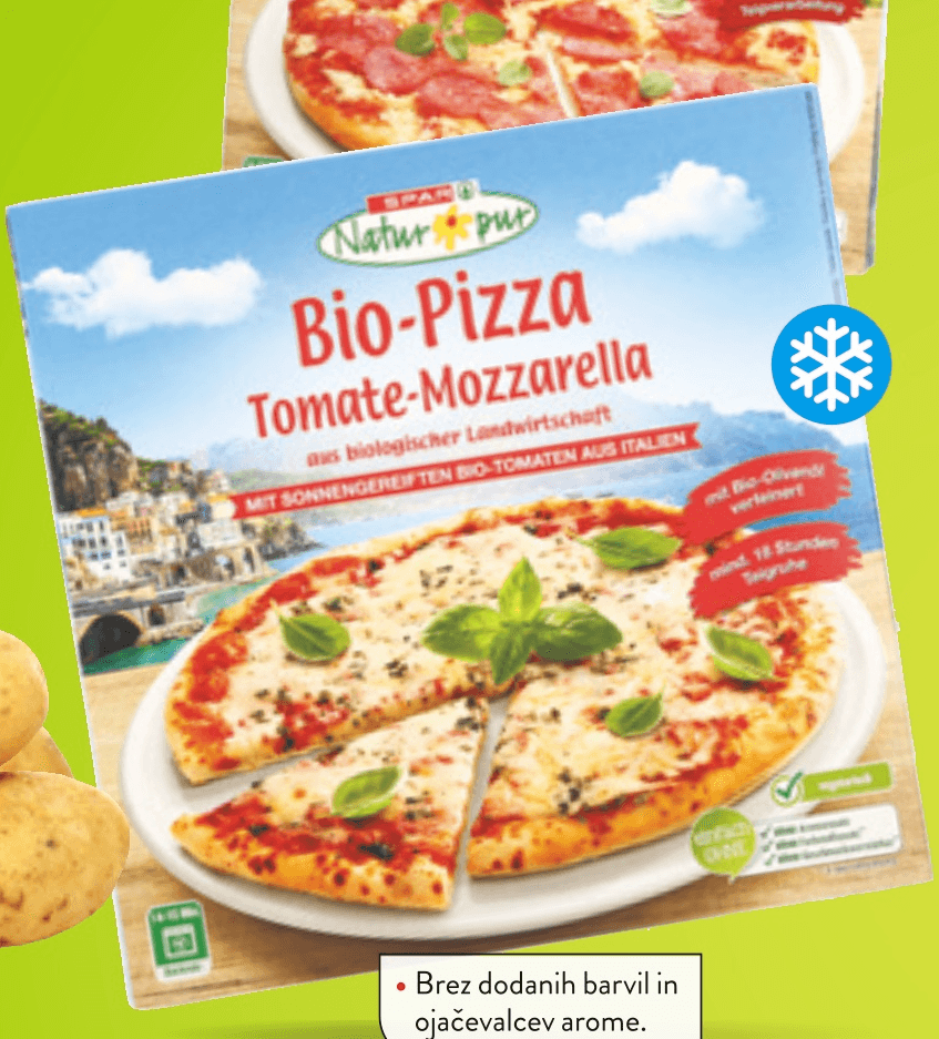 Bio-Pizza Tomate-Mozzarella Natur pur - Akcija v trgovini Spar