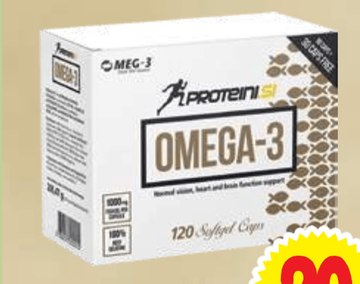 PROTEINI.SI Omega-3 120 kapsul - Akcija v trgovini E.Leclerc