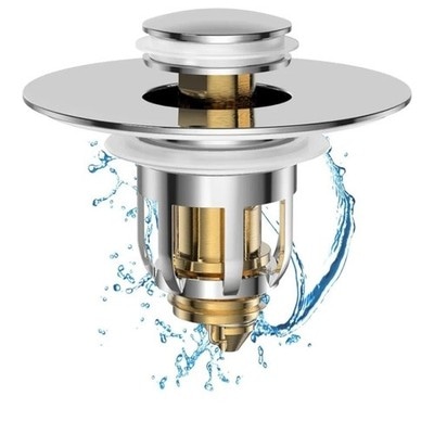 Drain Magic 2v1 Univerzalni zamašek za pomivalno korito z odtočnim cedilom - Akcija v trgovini Mueller