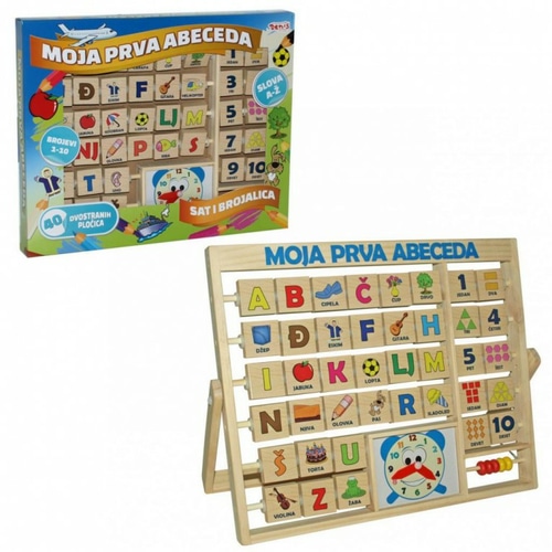 Moja prva abeceda Denis - Akcija v trgovini Mercator