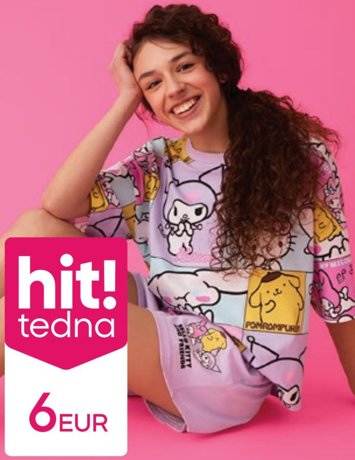 Pižama za deklice Hello Kitty and Friends - Akcija v trgovini Pepco