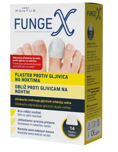 FUNGEX obliž proti glivicam na nohtih 14 kosov - Akcija v trgovini Dm