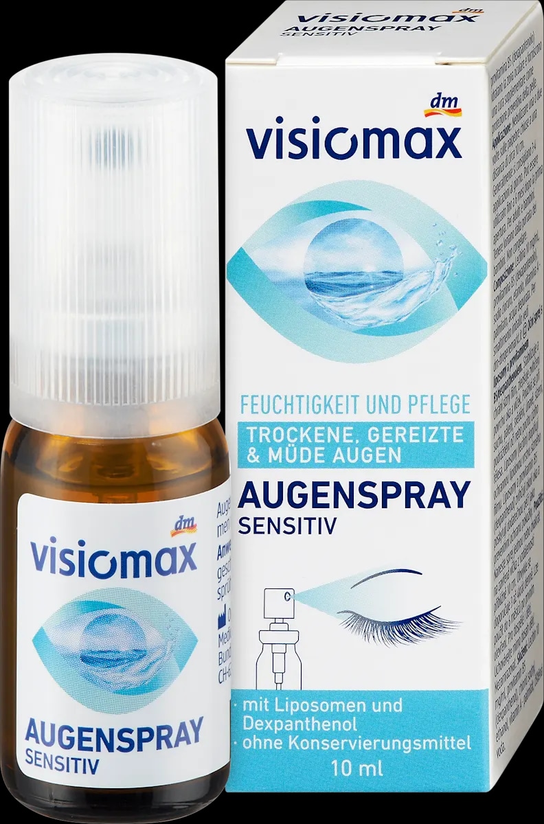 Visiomax Sensitive sprej za oči 10 ml - Akcija v trgovini Dm