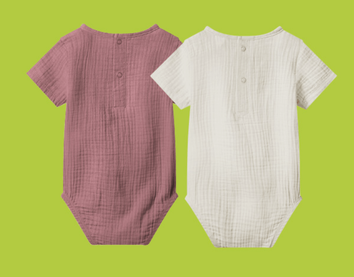 LUPILU Bodi za dojenčke iz muslina - Akcija v trgovini Lidl