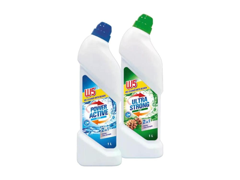 W5 Čistilo za straniščno školjko 1 l - Akcija u trgovini Lidl