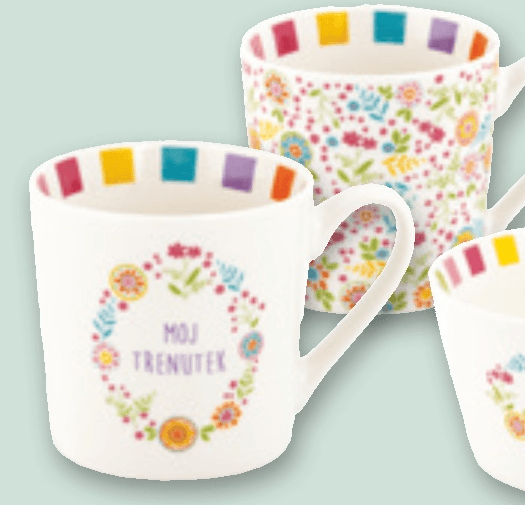 Kolekcija Rajski vrt - skodelica - Akcija v trgovini Spar