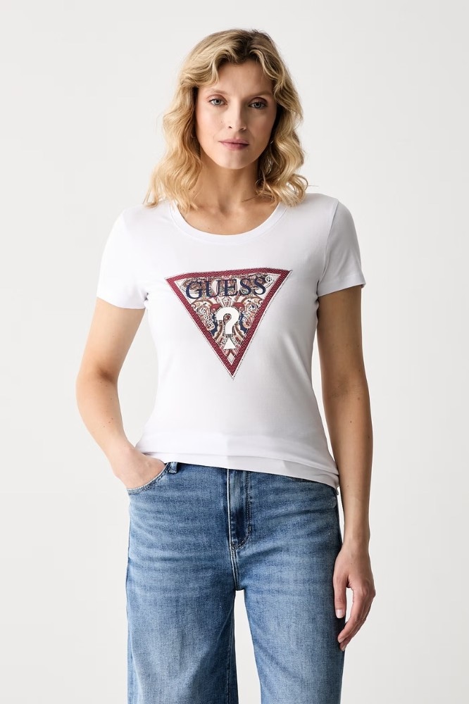 Guess ženska majica W6YP28K4377 Akcija v trgovini Kompas Shop