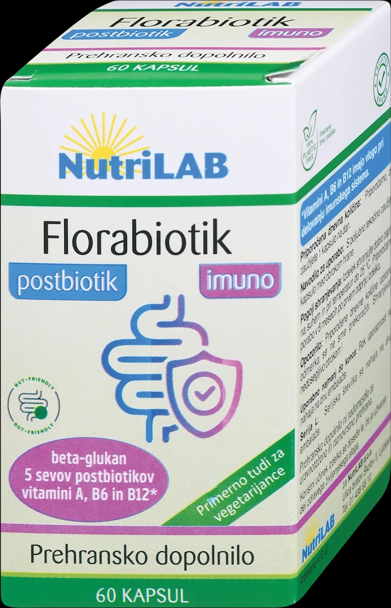 NutriLAB Florabiotik Imuno 60 kosov - Akcija v trgovini Mueller