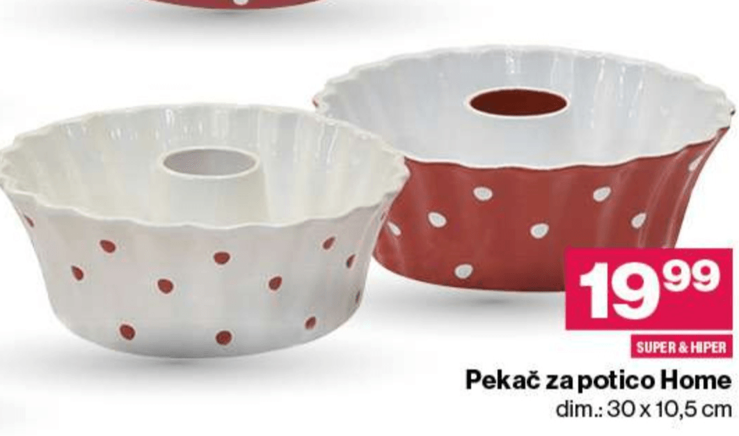 Pekač za potico Home 30 x 10,5 cm - Akcija v trgovini Mercator