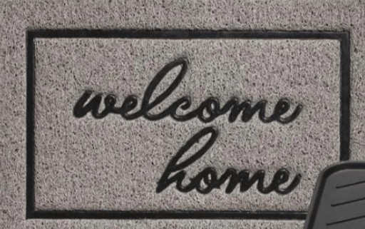 Predpražnik 'Welcome Home' - Akcija v trgovini Bauhaus