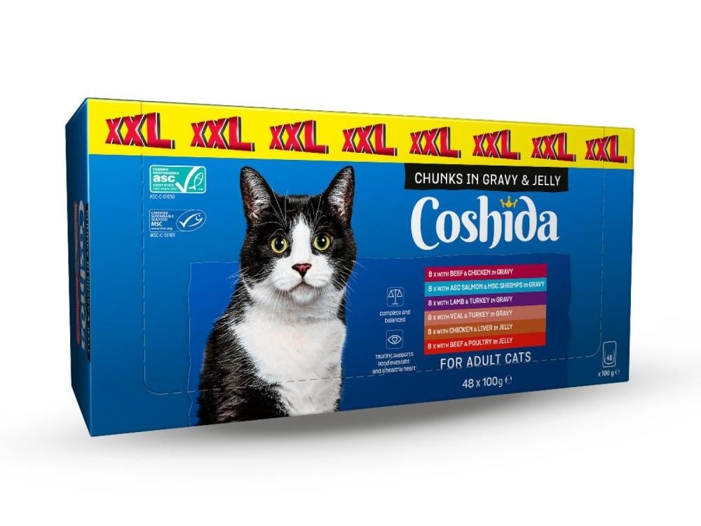Coshida hrana za mačke 12 x 85 g Akcija v trgovini Lidl