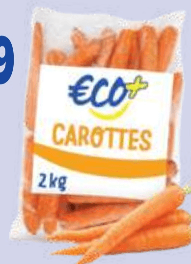 Korenje 2 kg Eco - Akcija v trgovini E.Leclerc