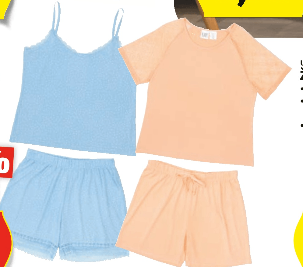 Ženska pižama s čipko UP2FASHION WOMEN - Akcija v trgovini Hofer