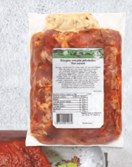 Polnjena svinjska potrebušina - Akcija v trgovini Hofer