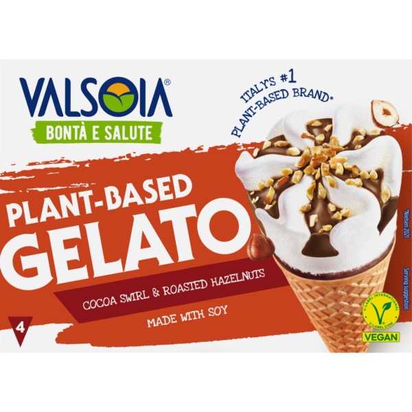 Sladoledni kornet Desert Soja 4 x 75 g - Akcija v trgovini Tuš