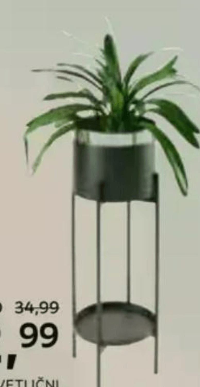 Cvetlični lonček 28,5 X 83 cm - Akcija v trgovini Lesnina