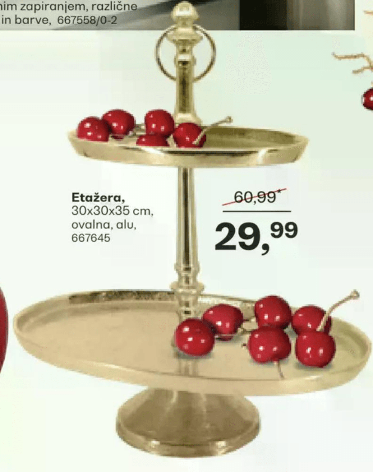 Etažera 30x30x35 cm - Akcija v trgovini Rutar