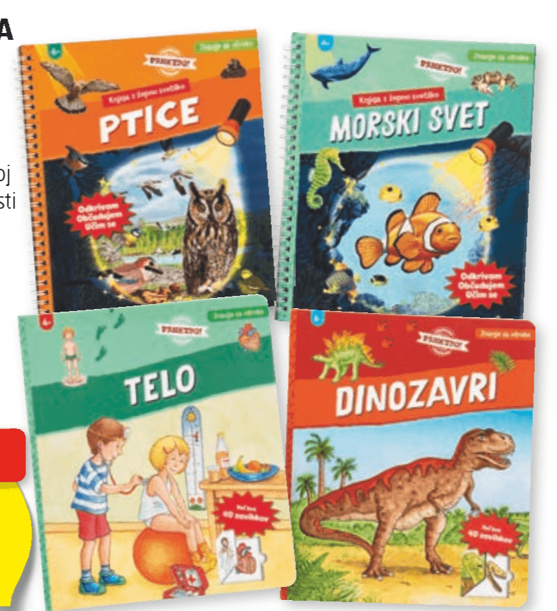 Otroška knjiga z zavihki - Akcija v trgovini Hofer