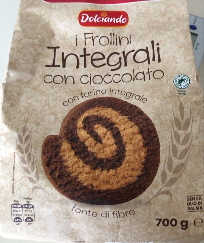 Dolciando Grandi i Frollini Integrali 700 g - Akcija v trgovini Eurospin