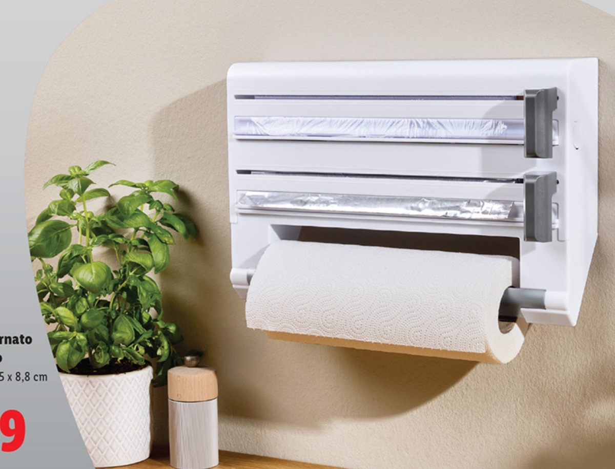 Silvercrest Držalo za kuhinjsko papirnato brisačo in folijo - Akcija v trgovini Lidl