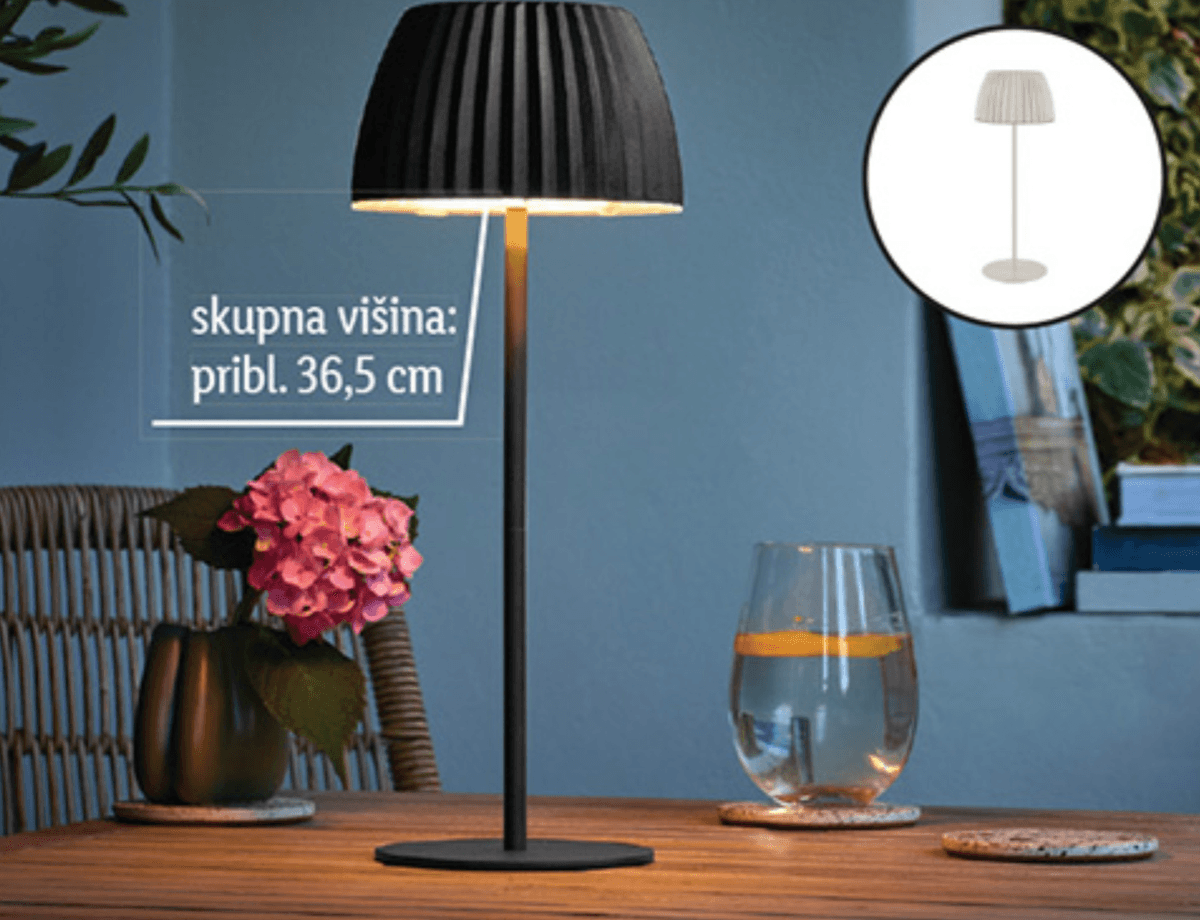 LIVARNO Akumulatorska LED-namizna svetilka - Akcija v trgovini Lidl