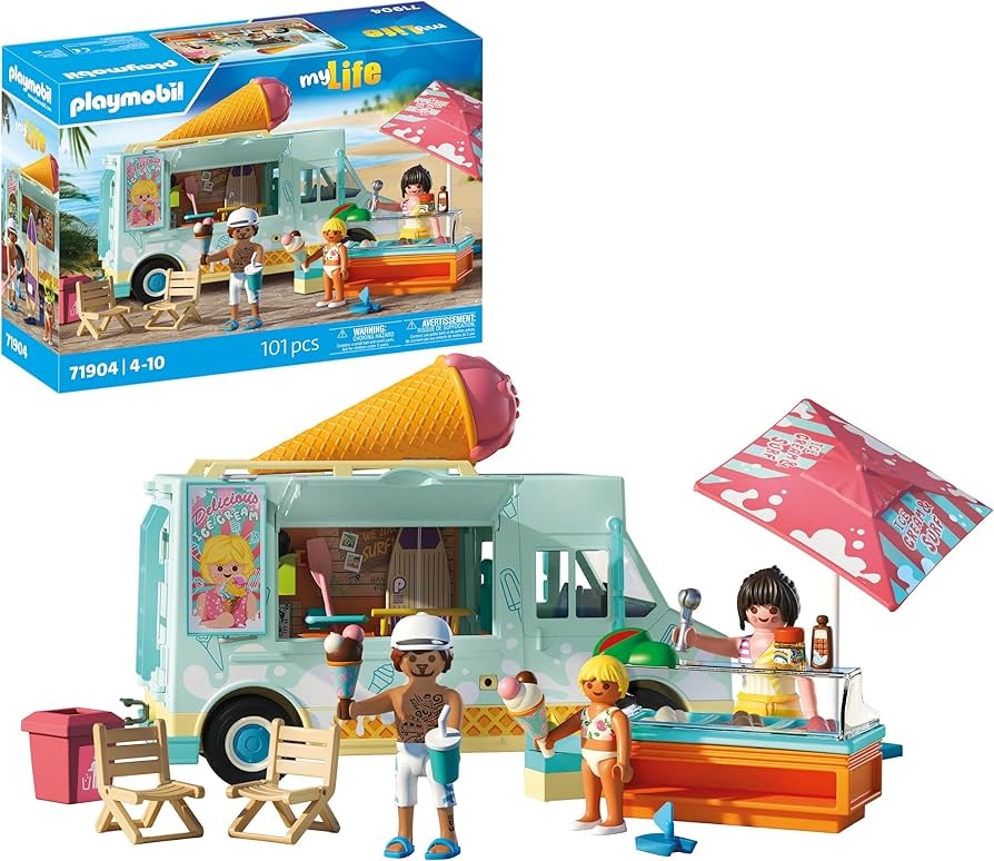 Playmobil Kombi za prodajo sladoleda s trgovino za surfanje - Akcija v trgovini Mueller