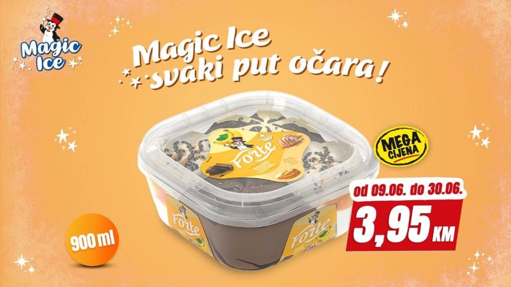 Forte Sladoled 4 okusi 900 ml - Akcija v trgovini Jager