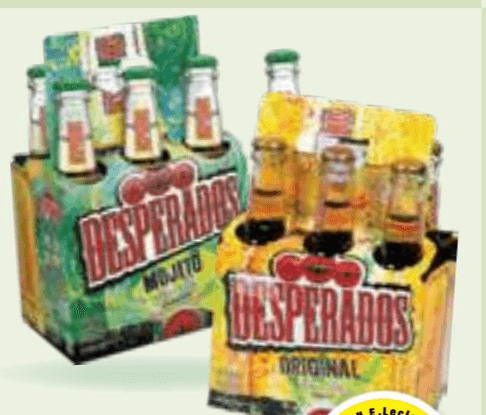 Desperados pivo 6x0,33 l - Akcija v trgovini E.Leclerc