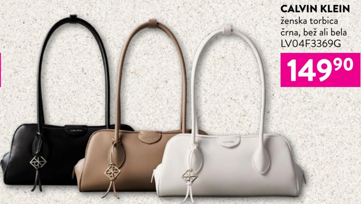 Calvin Klein ženska torbica - Akcija v trgovini Kompas Shop