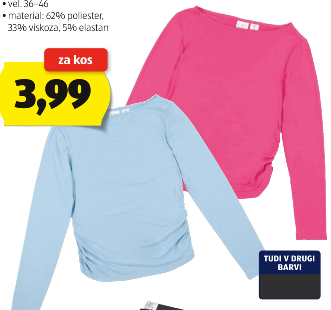 Ženska majica UP 2 FASHION - Akcija v trgovini Hofer