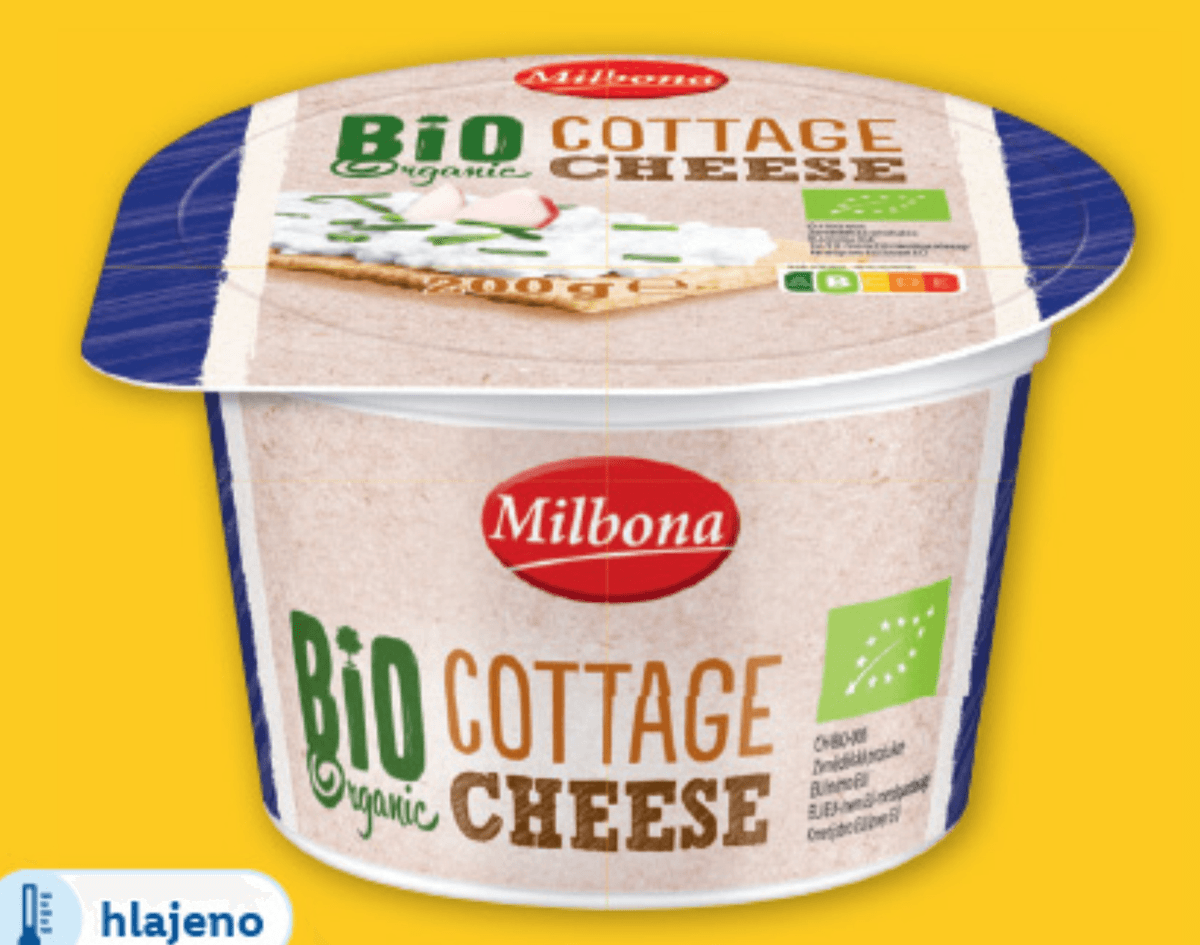 Milbona Bio zrnata skuta 200 g - Akcija v trgovini Lidl