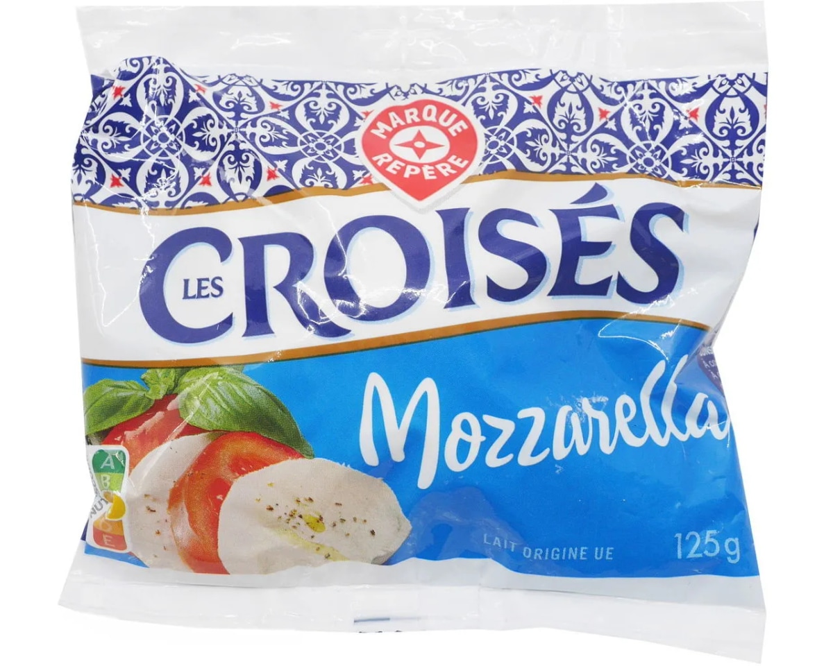 Sir bivolja mozzarella Croises 125 g - Akcija v trgovini E.Leclerc